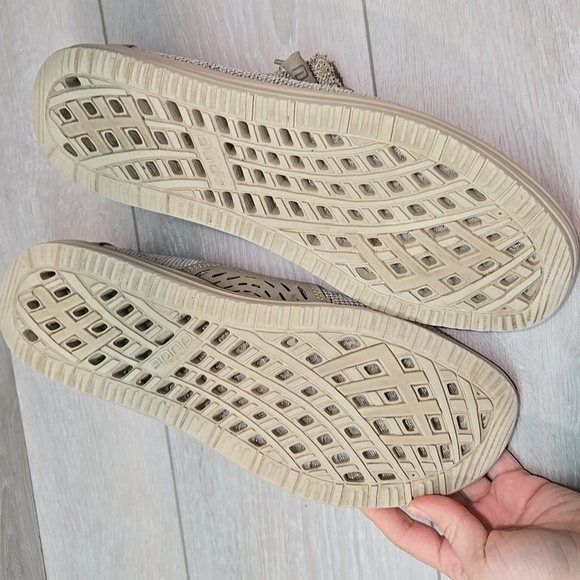 Hey Dude Men's Wally Free Beige Casual Slip On Loafers Flats Sz 13 - Picture 9 of 11